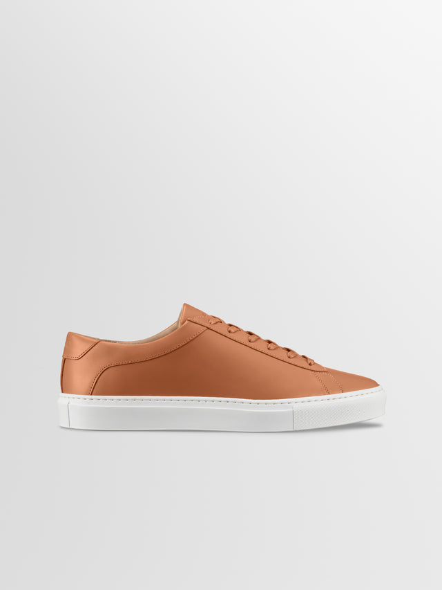 Capri Leather Sneaker in Castagna