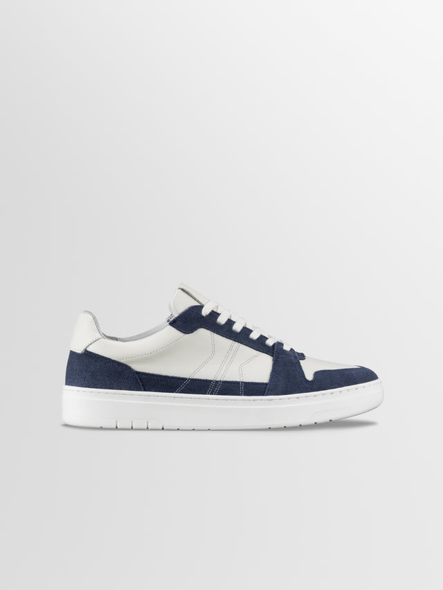 Carrara Leather & Suede Sneaker in Sail