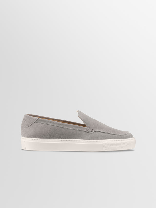 Lido Suede Loafer in Mineral