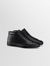 Capri Mid Leather Sneaker in Nero
