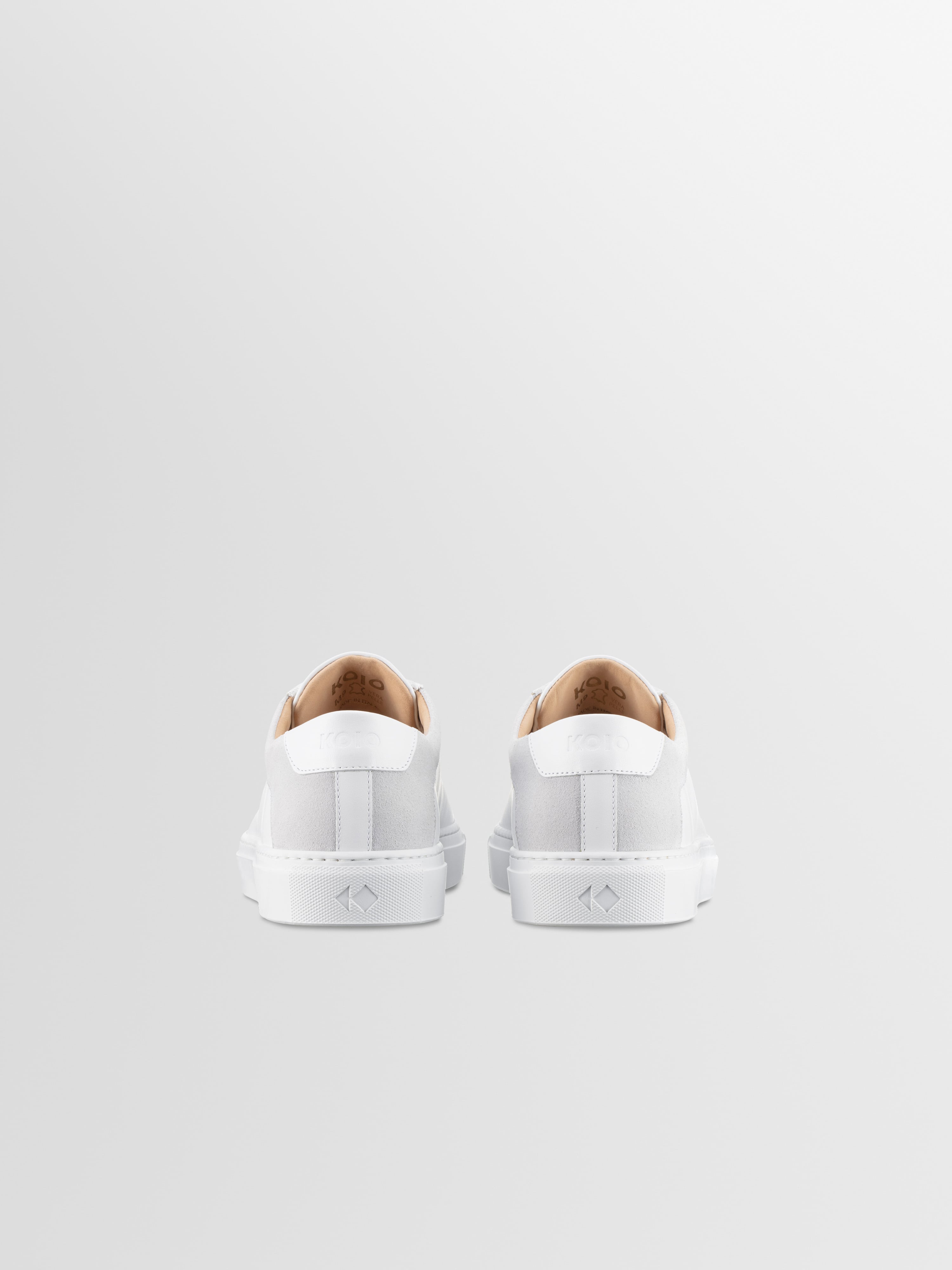 Capri Leather & Suede Sneaker in Avorio