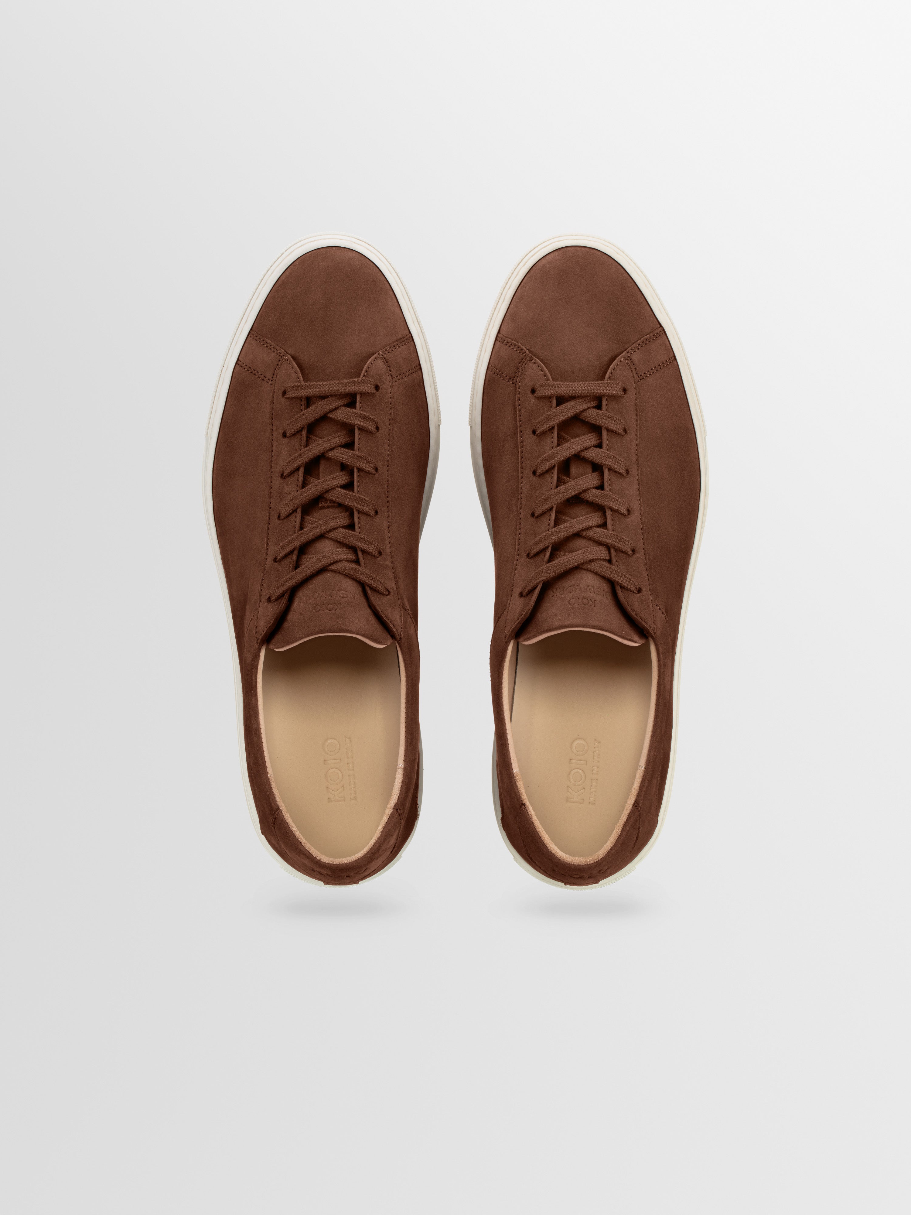 Capri Nubuck Sneaker in Cognac