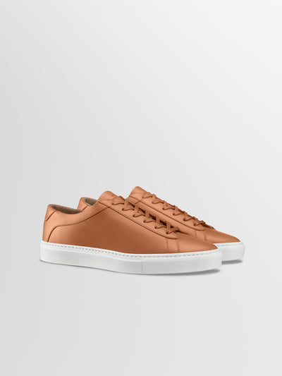 Capri Leather Sneaker in Castagna