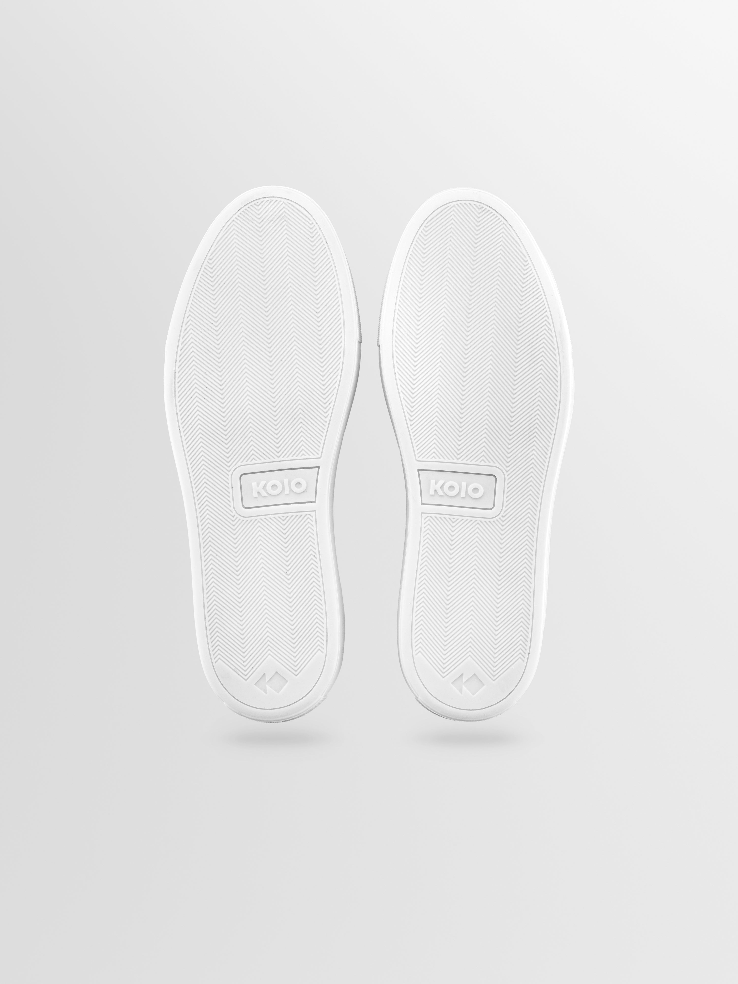 White rubber bottom of sneaker soles