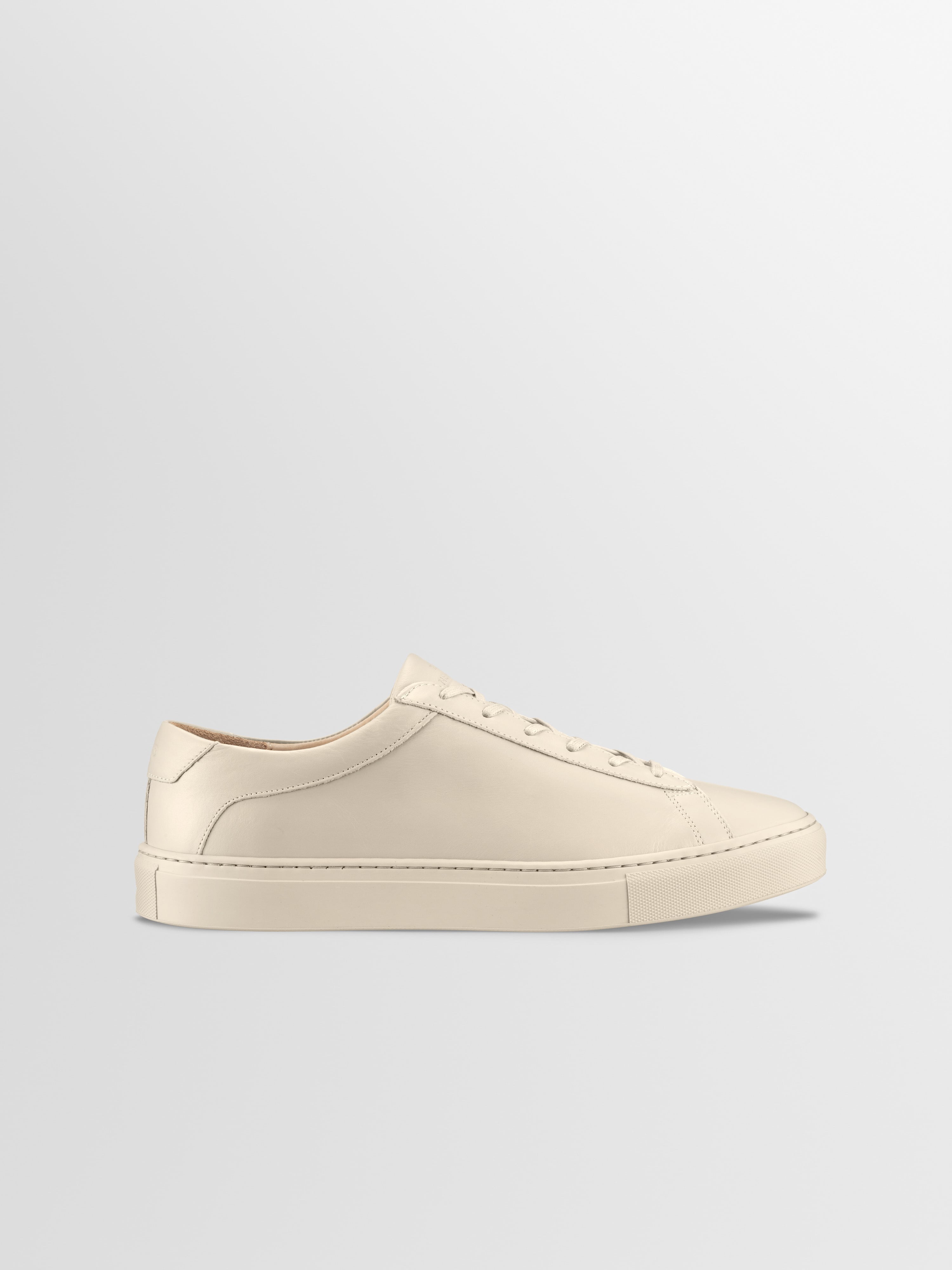 Capri Leather Sneaker in Limestone