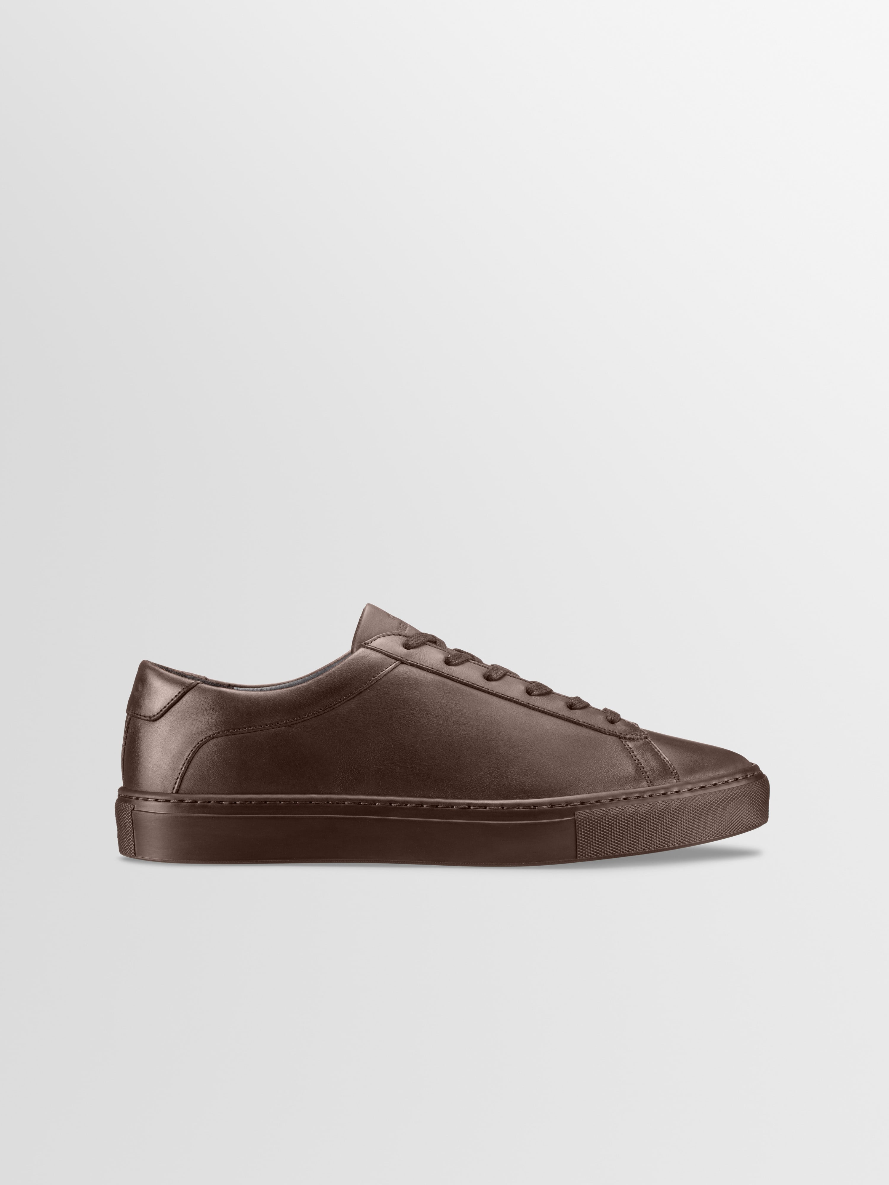 Capri Leather Sneaker in Mocha Wide Fit