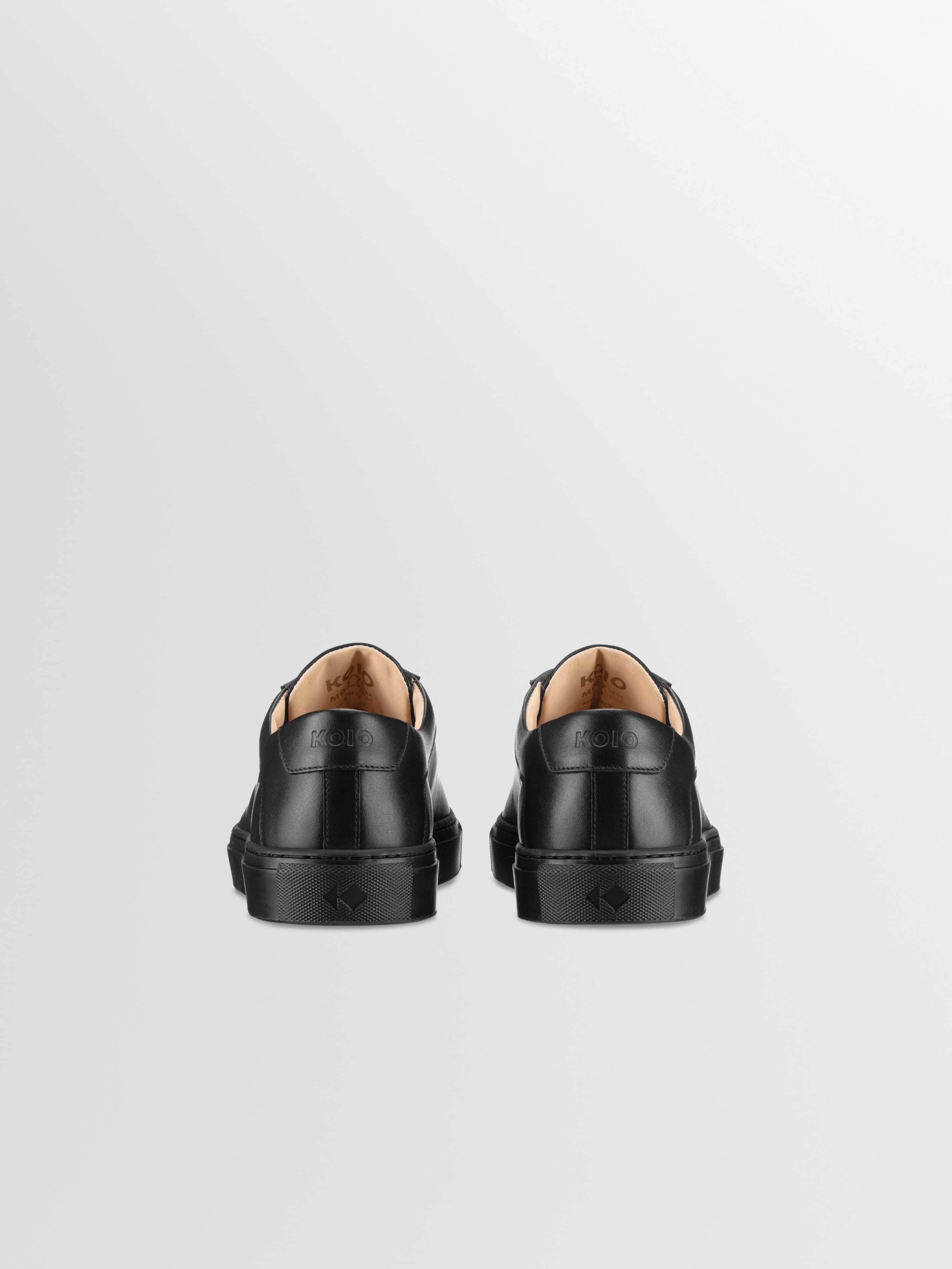 Capri Leather Sneaker in Nero