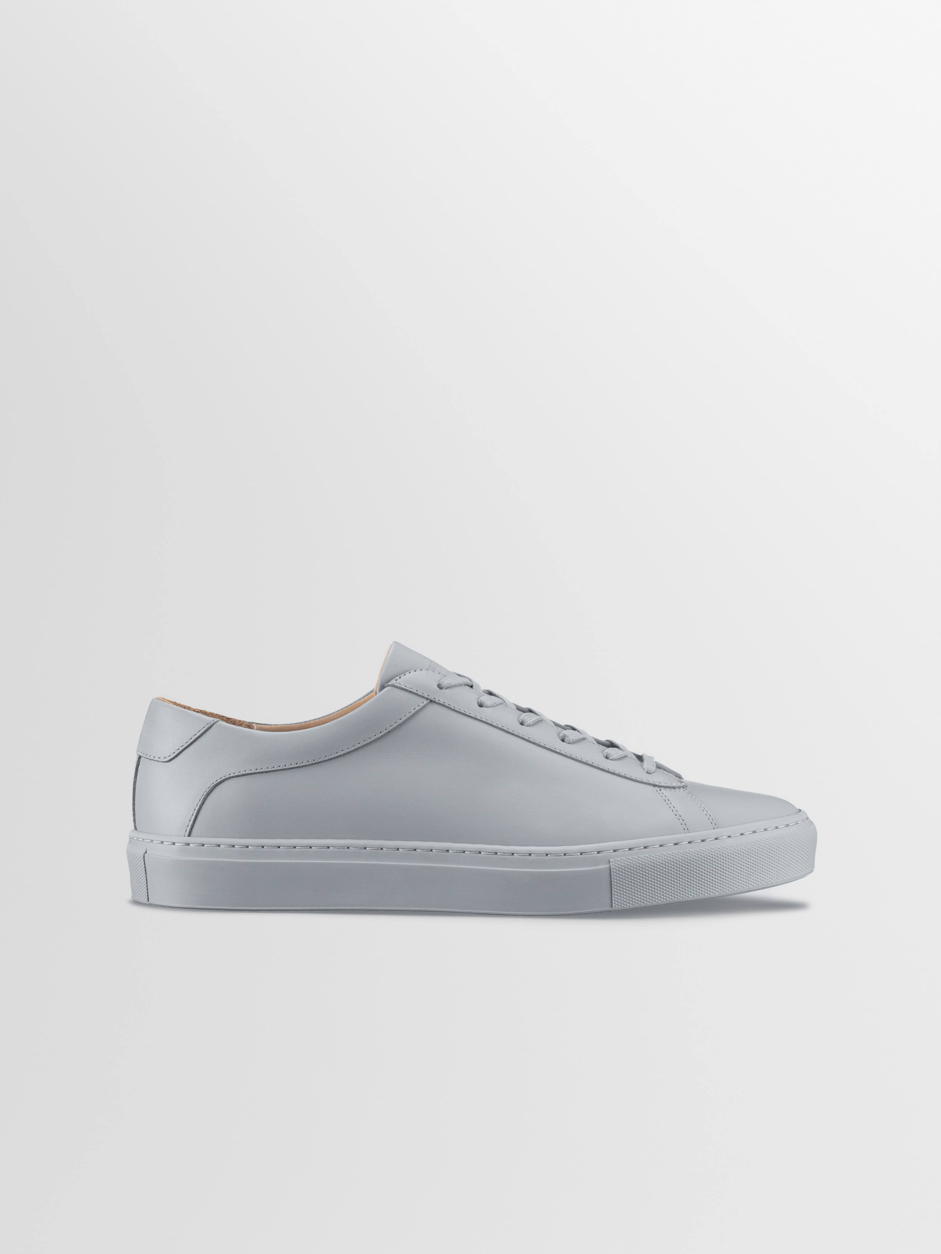 Capri Leather Sneaker in Pebble