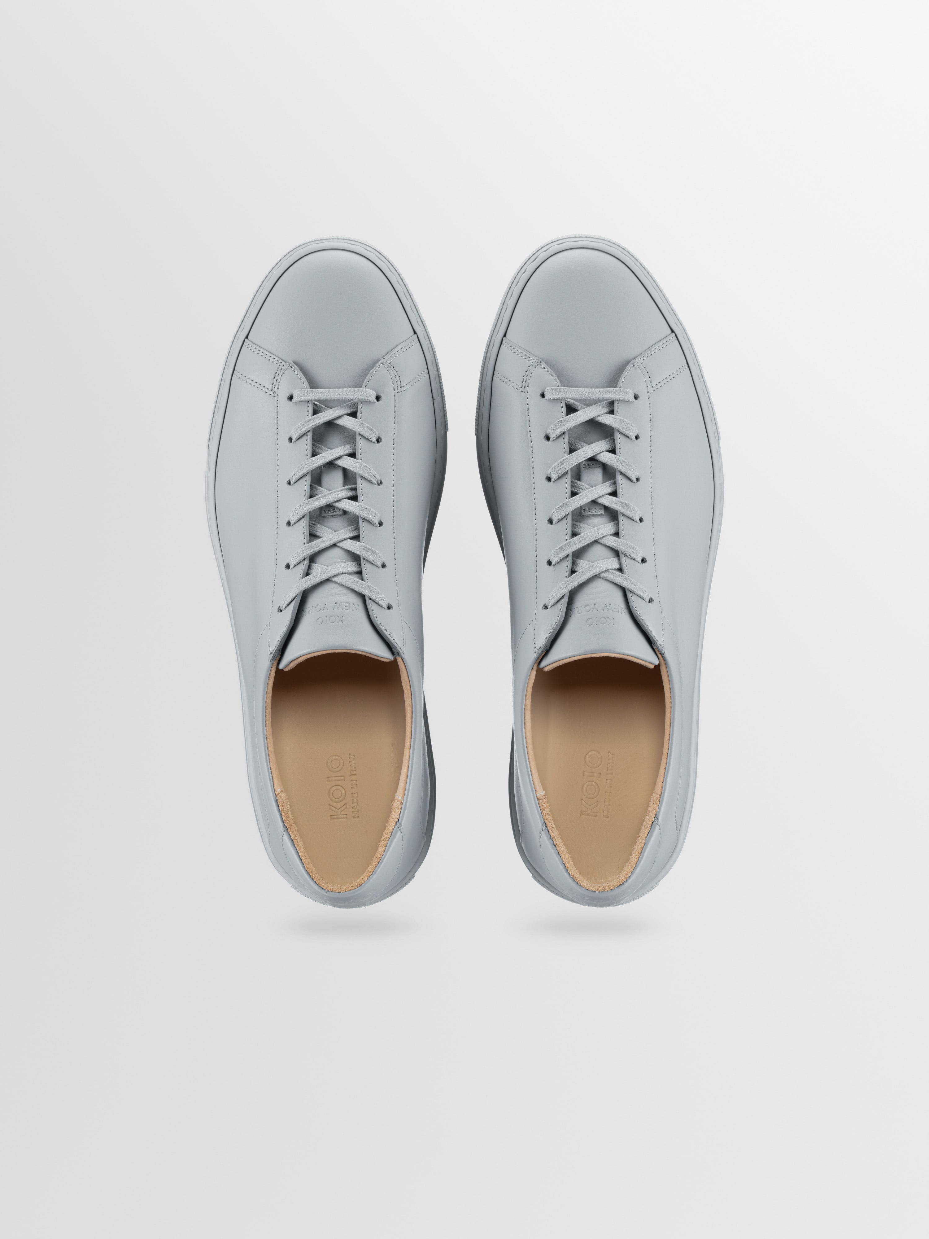 Capri Leather Sneaker in Pebble