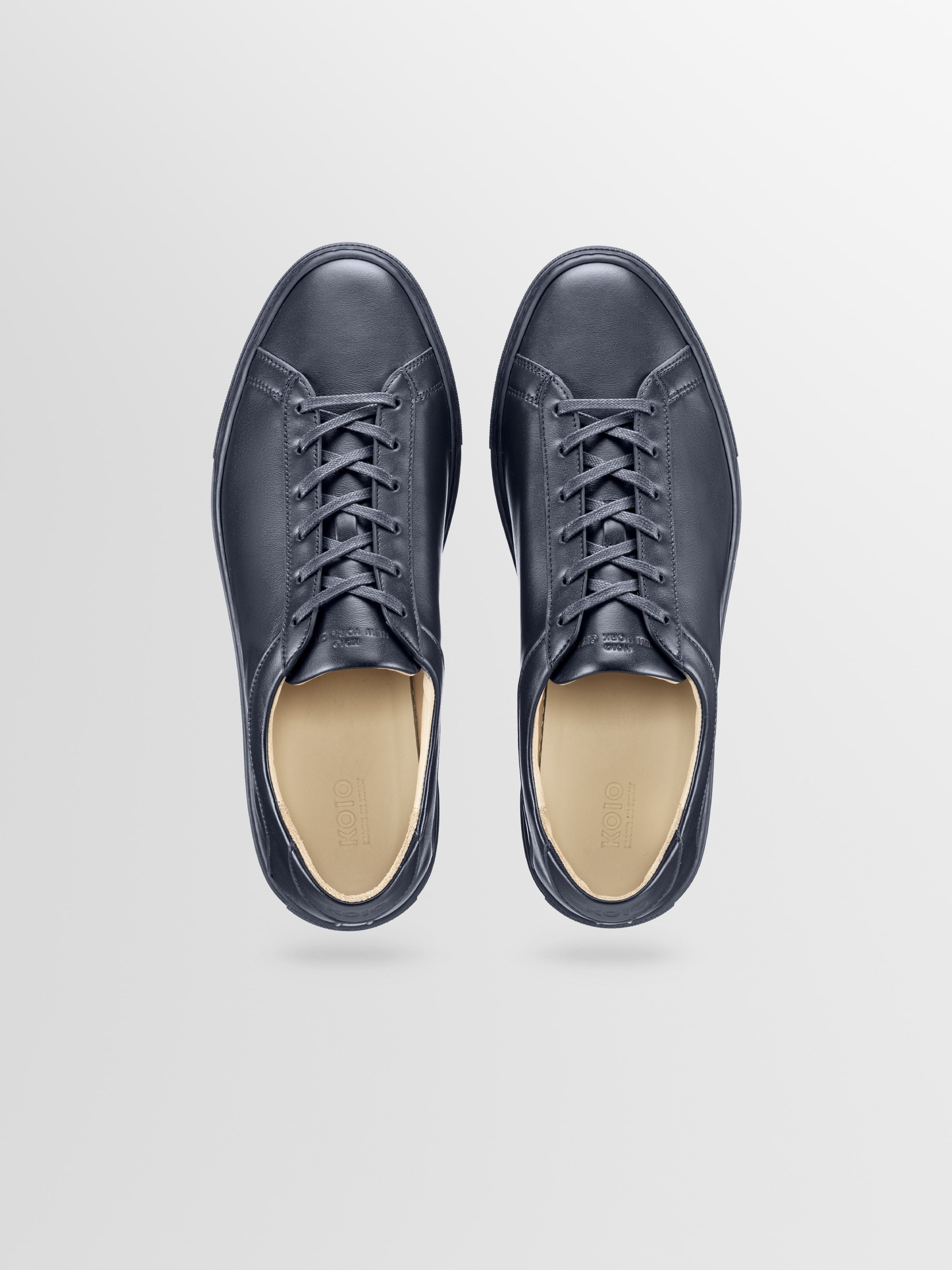 Capri Leather Sneaker in Space