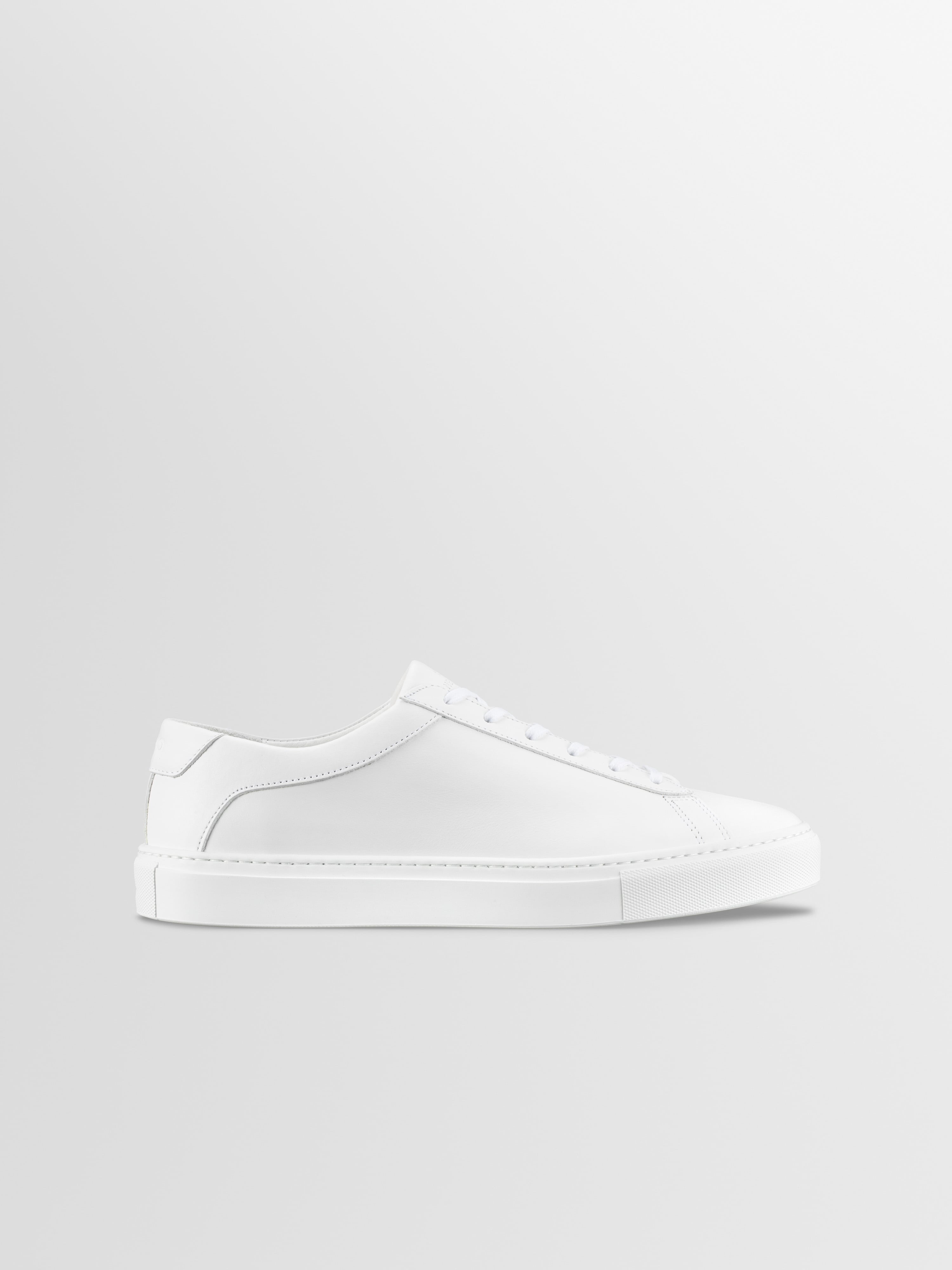 Capri Leather Sneaker in Triple White
