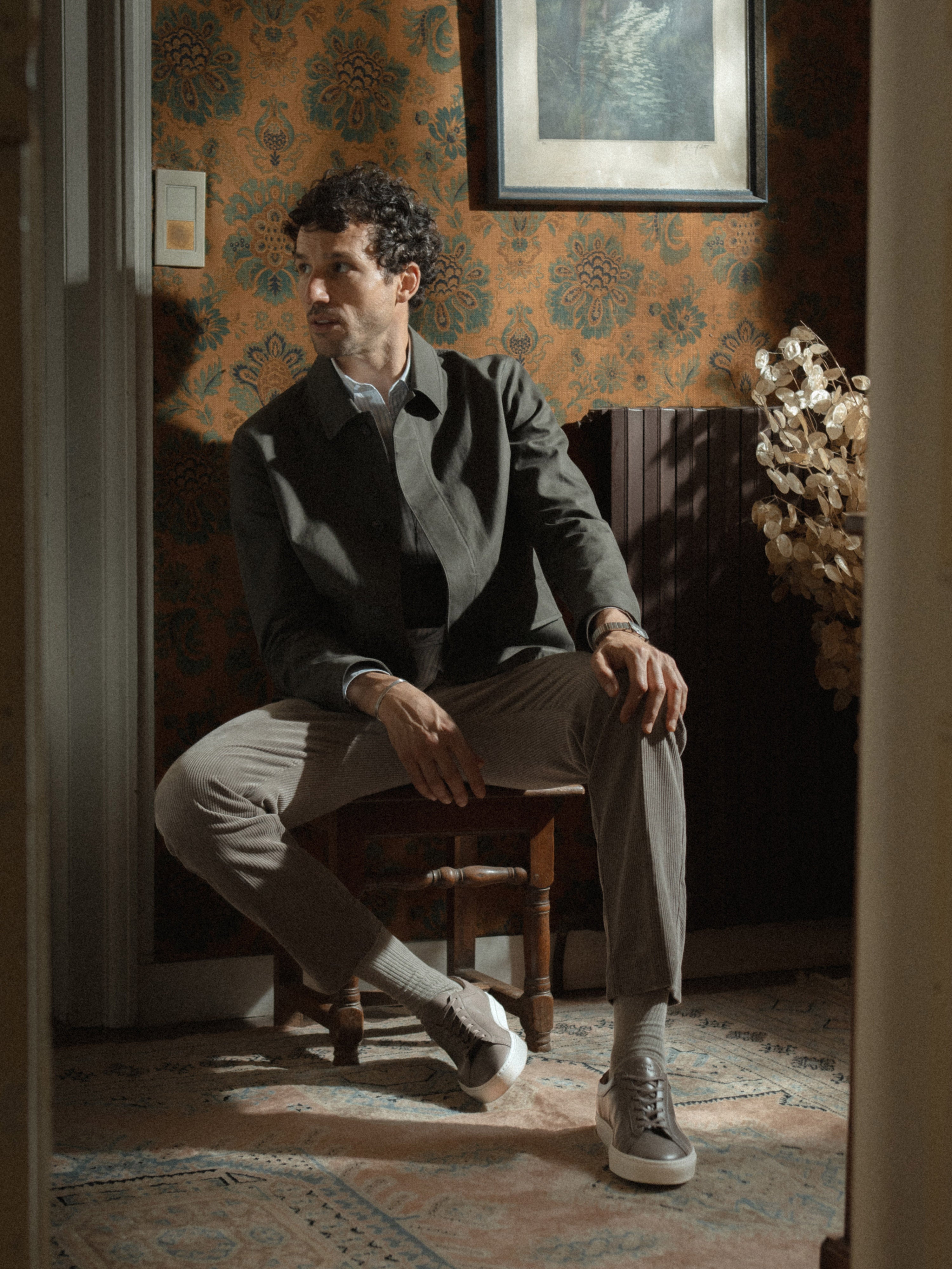 Capri Leather Sneaker in Tundra