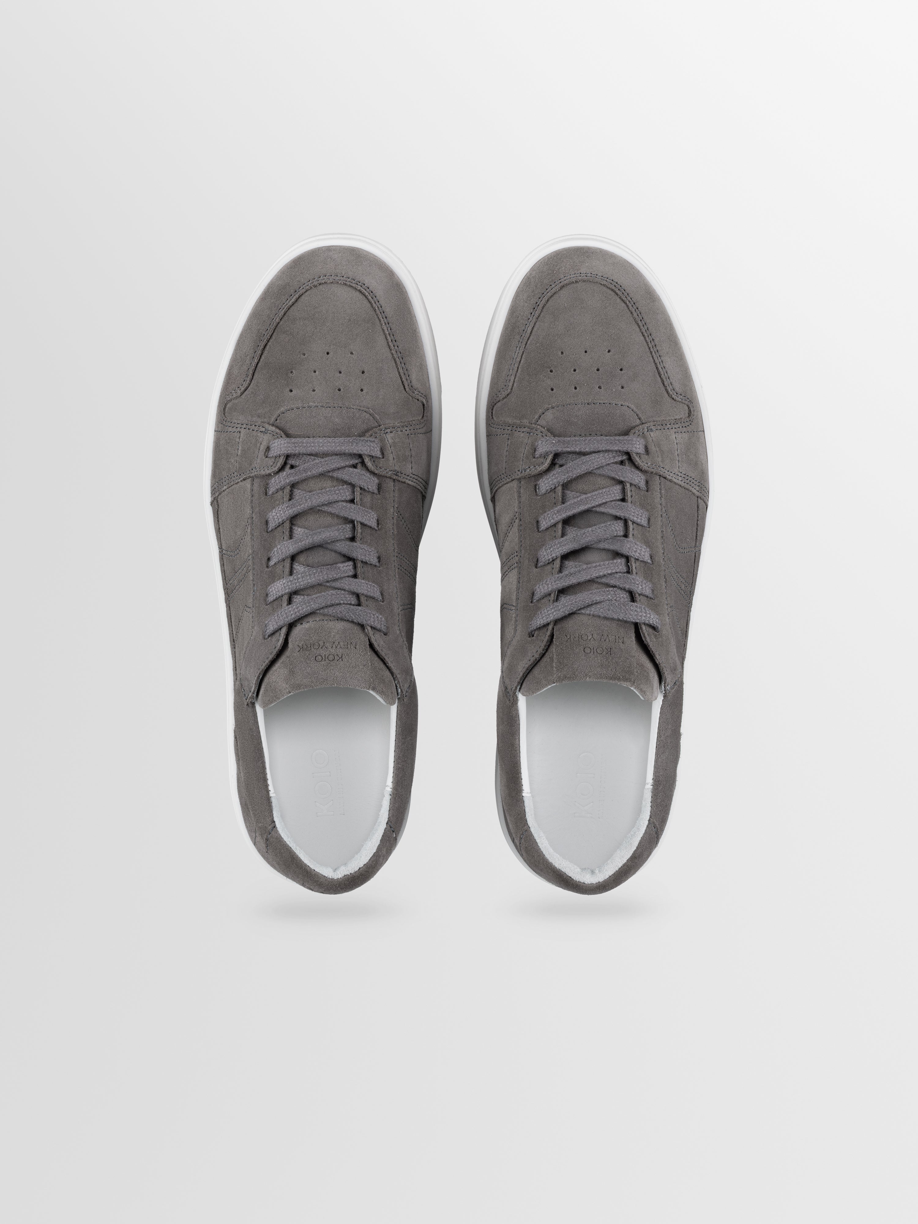 Carrara Suede Sneaker in Graphite