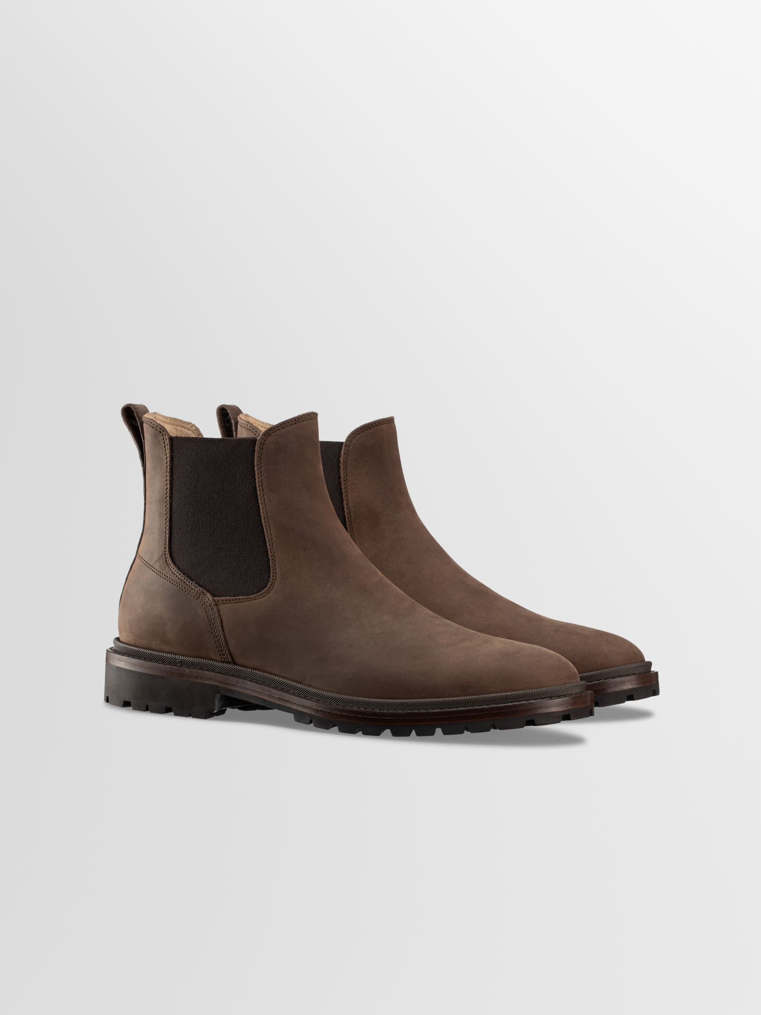 Fermo Nubuck Boot in Chocolate