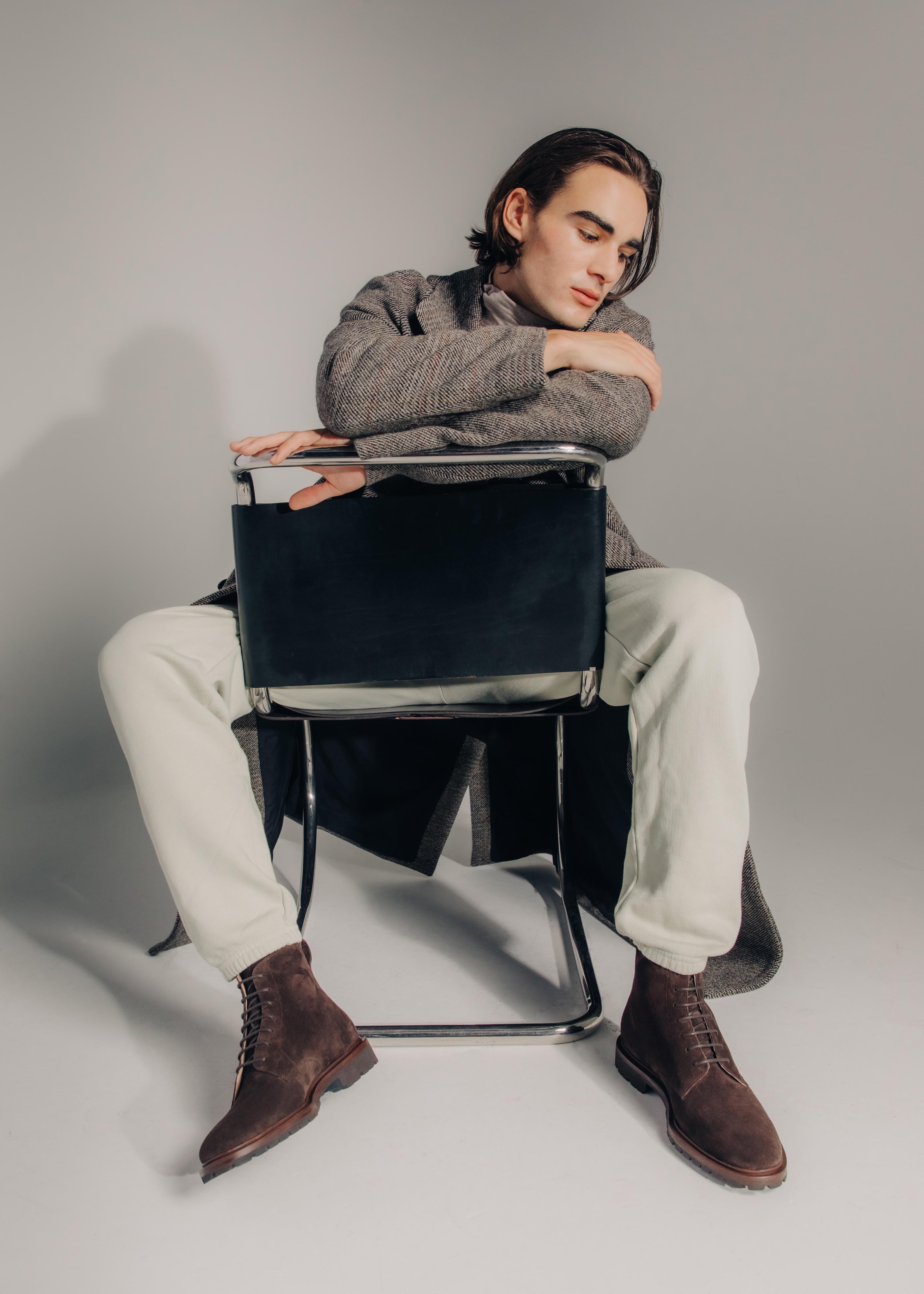 Bergamo Suede Boot in Root