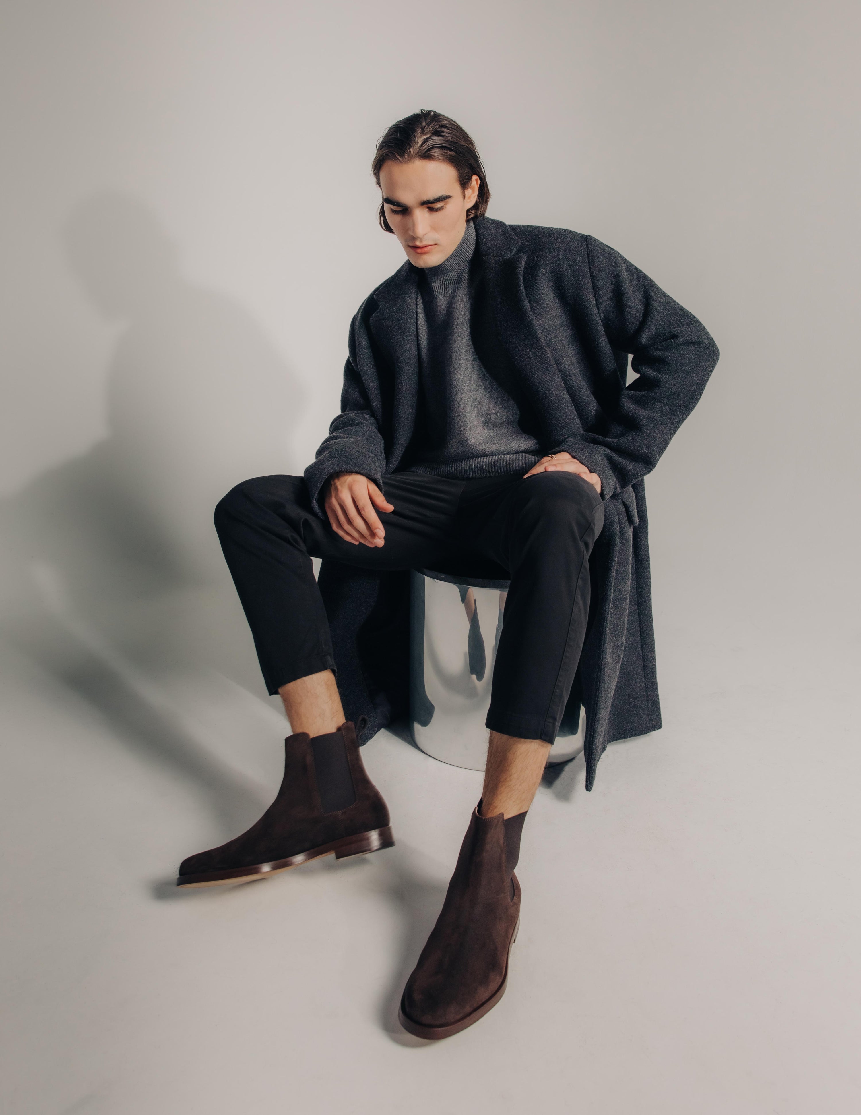 Trento Suede Boot in Root