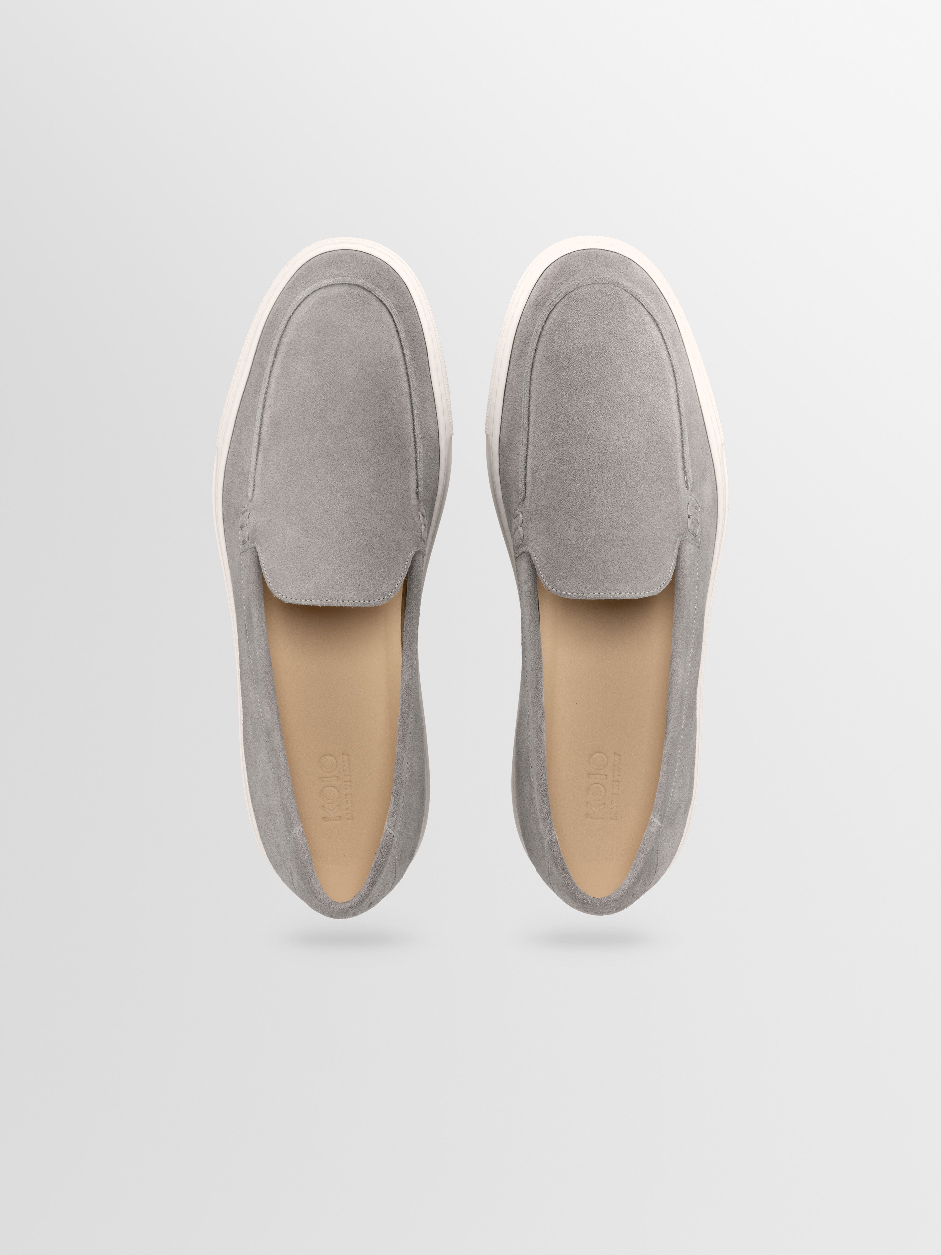 Lido Suede Loafer in Mineral