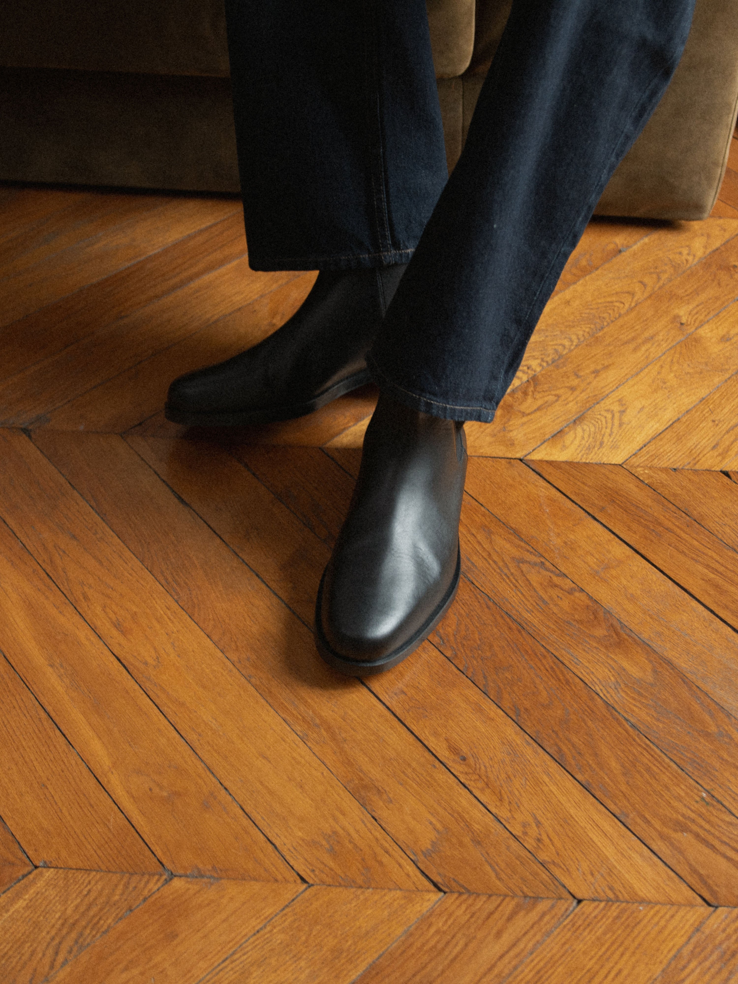 Trento Leather Boot in Black