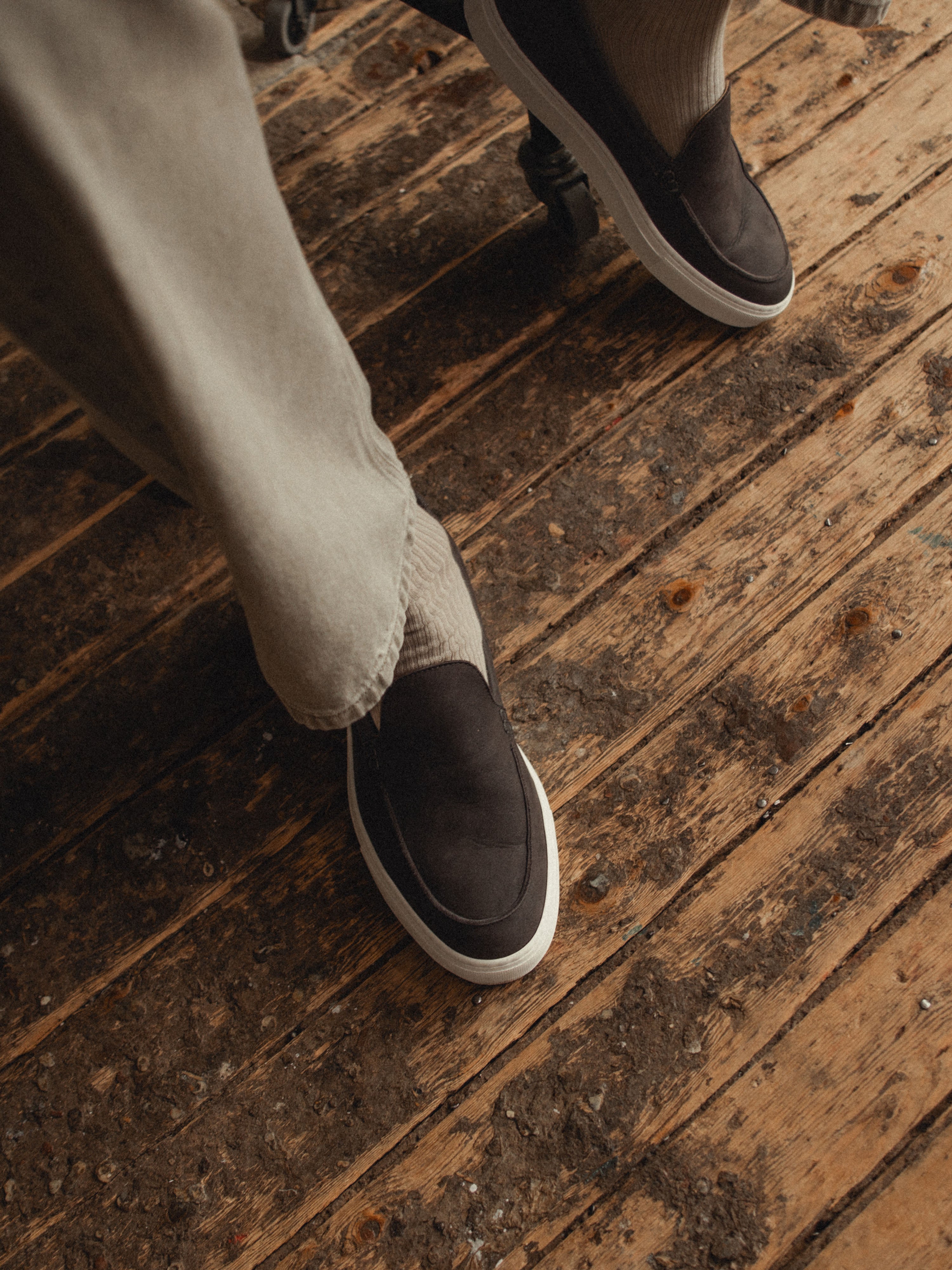 Close-up of man sitting wearing Men