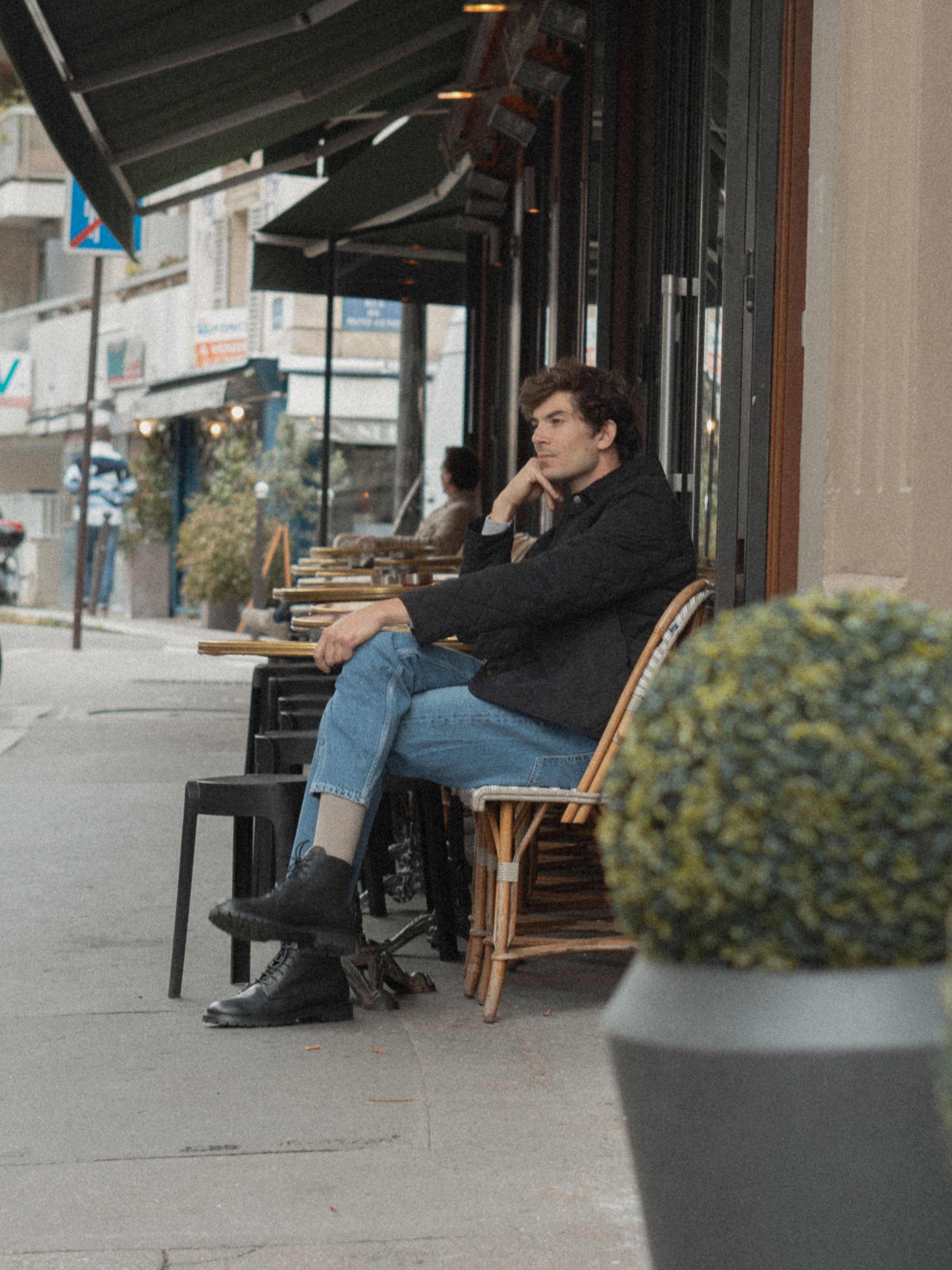 Bergamo Leather Boot in Nero