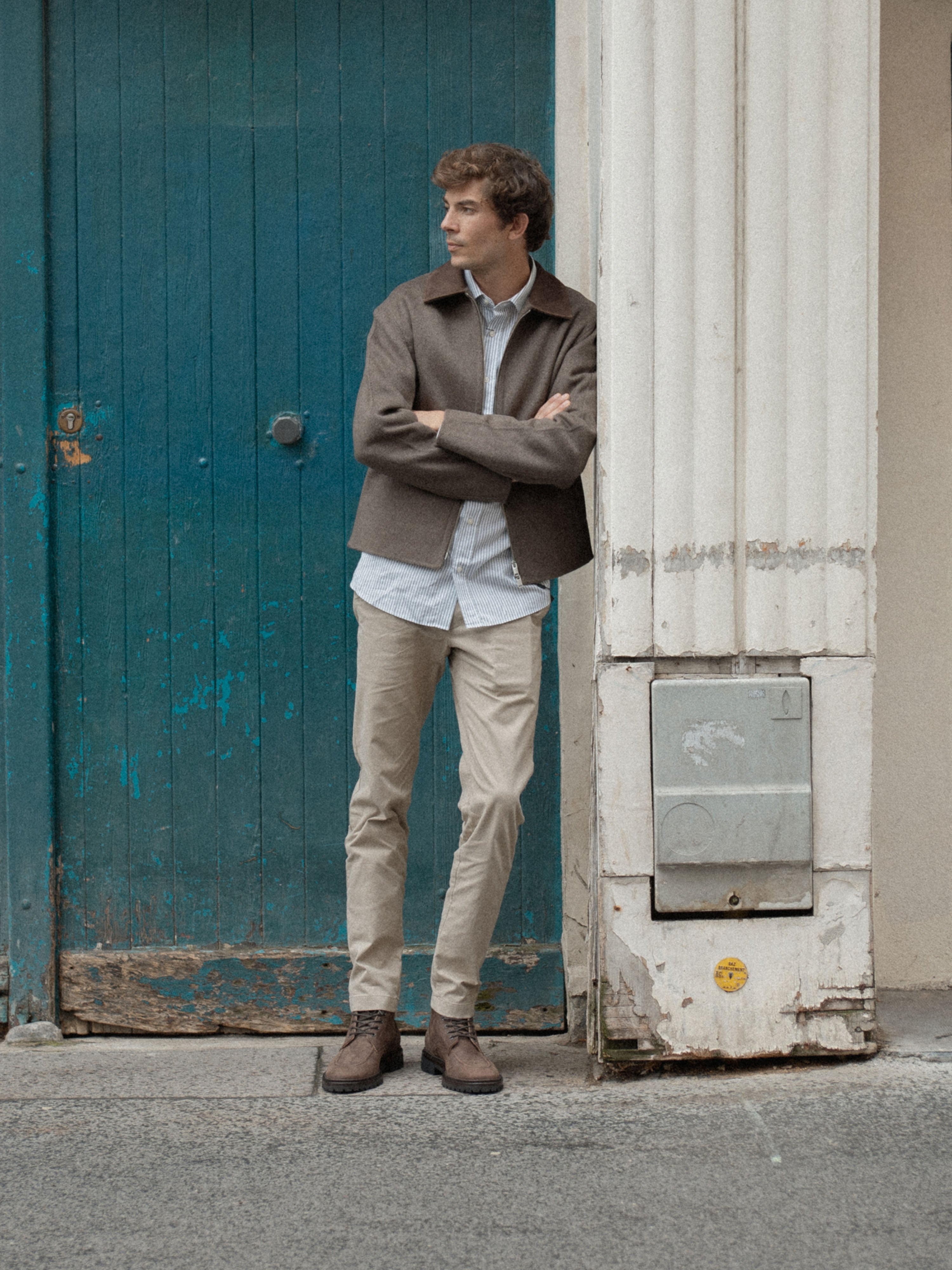 Milo Leather Boot in Chocoloate