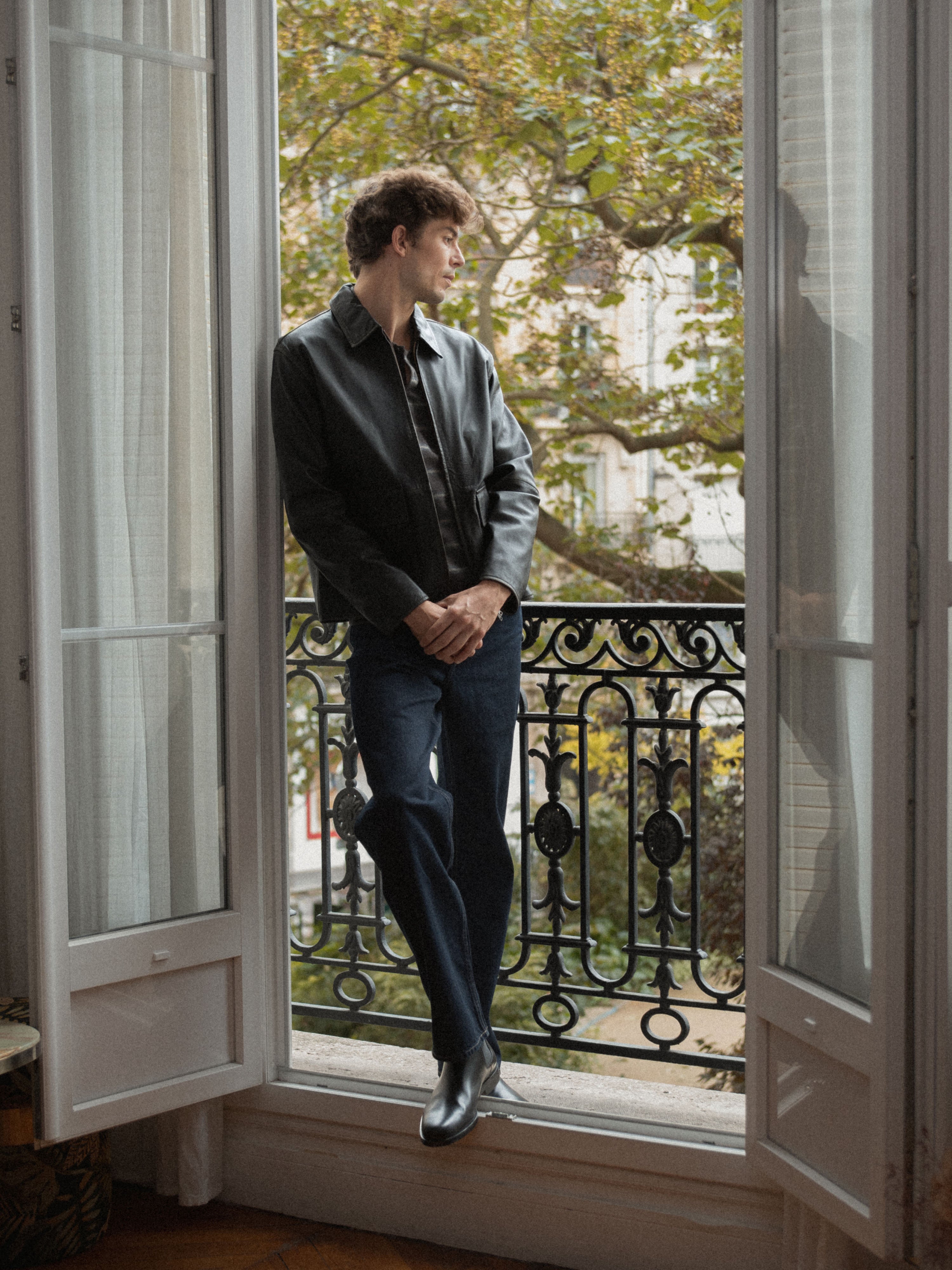 Trento Leather Boot in Black