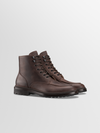 Milo Leather Boot in Chocoloate