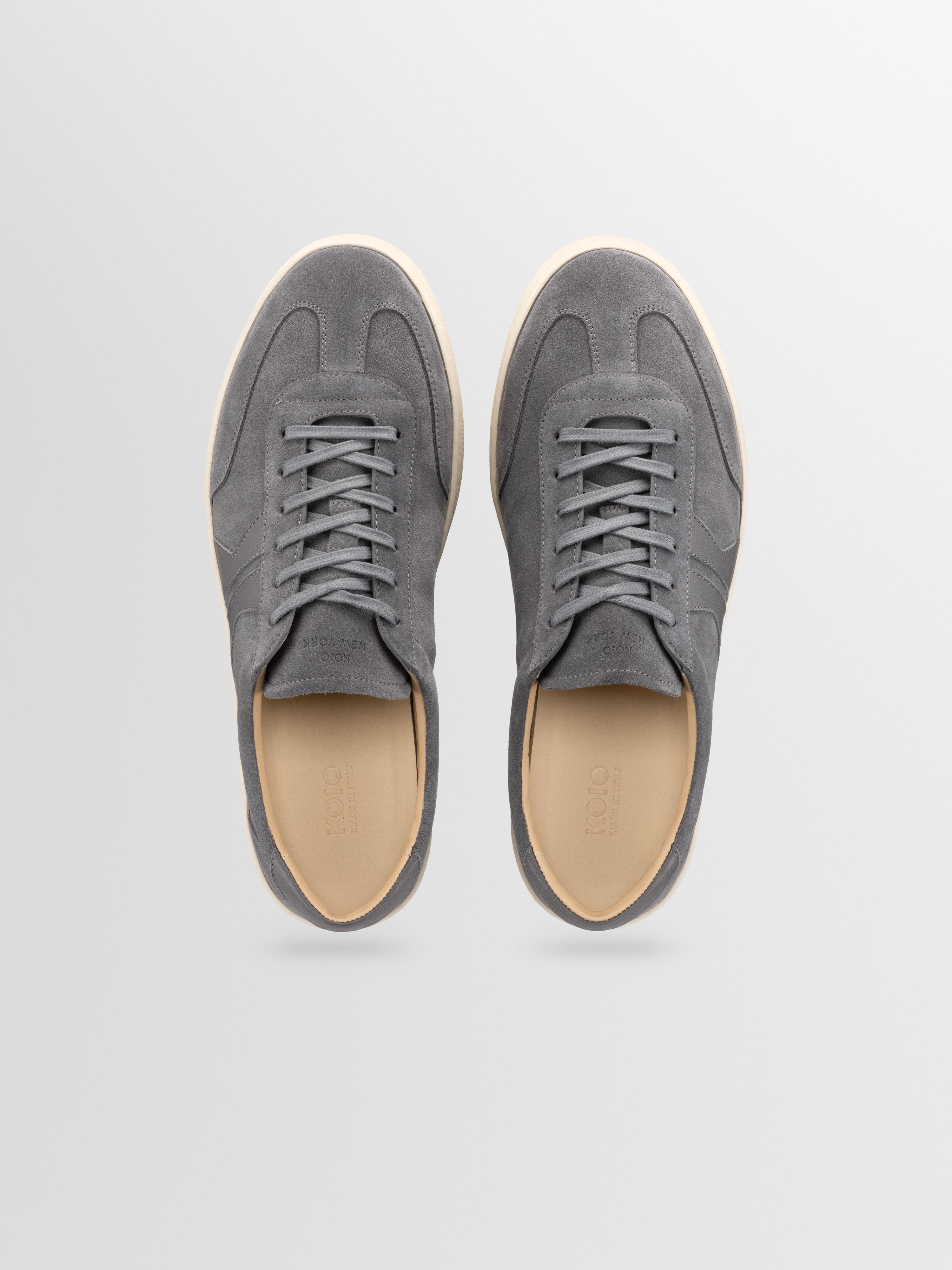 Monza Suede Sneaker in Falcon