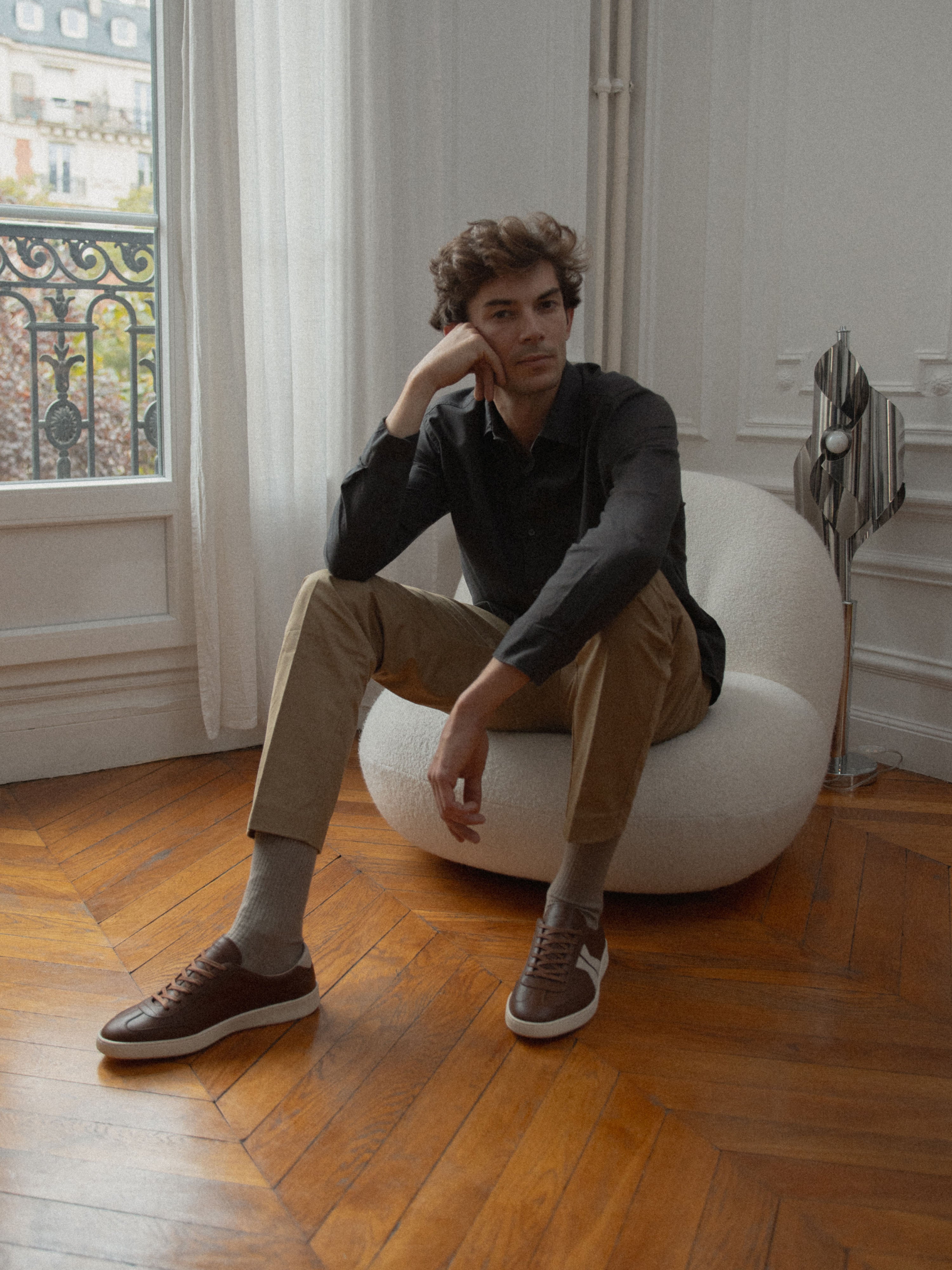 Monza Leather in Tobacco