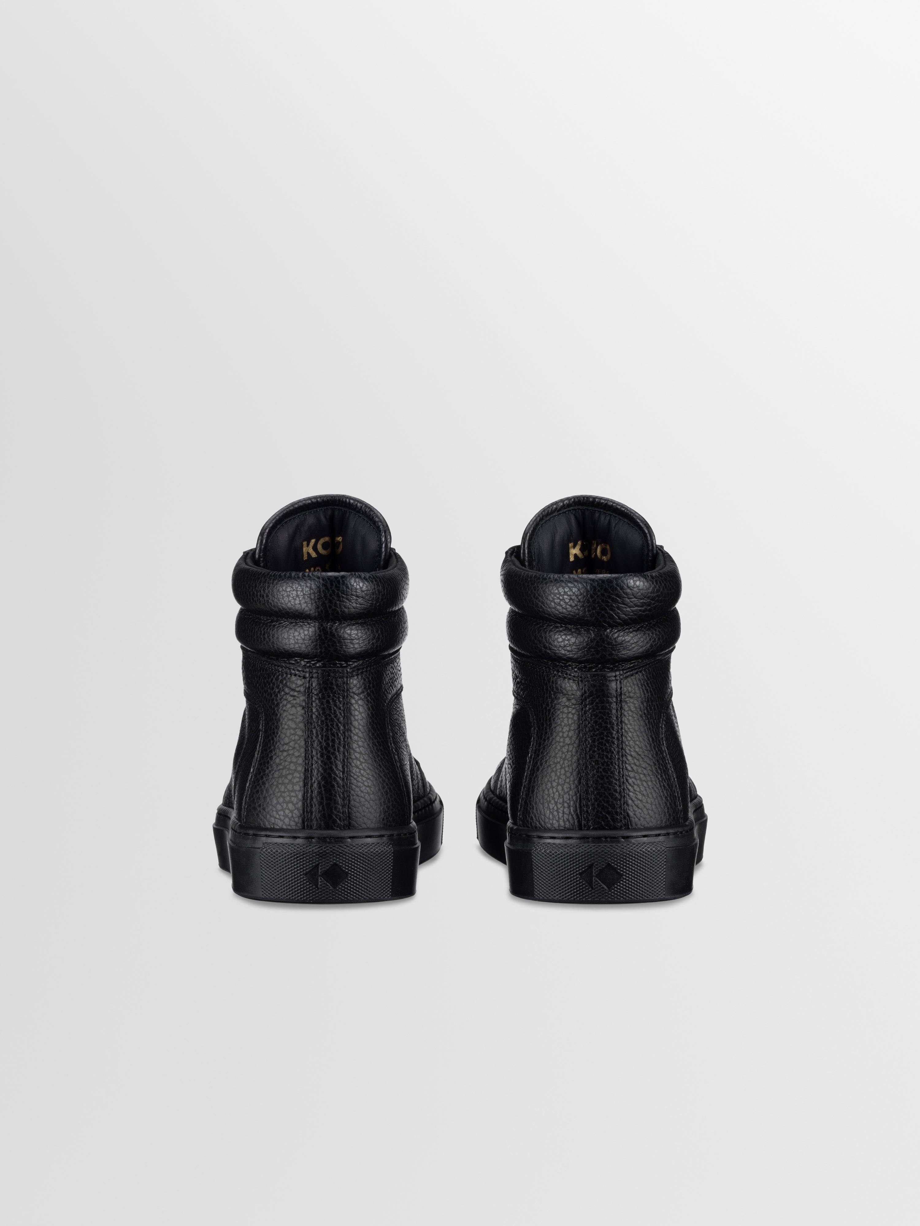 Primo Leather Sneaker in Nero