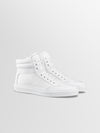 Primo Leather Sneaker in Triple White