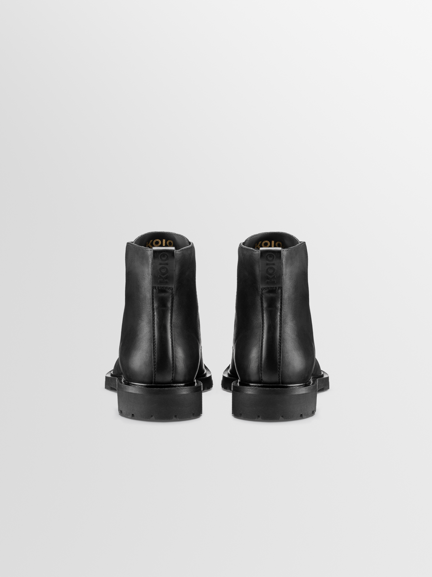 Bergamo Leather Boot in Nero