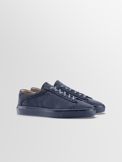 Capri Suede Sneaker in Avio