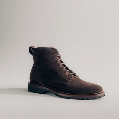 Bergamo Suede Boot in Root