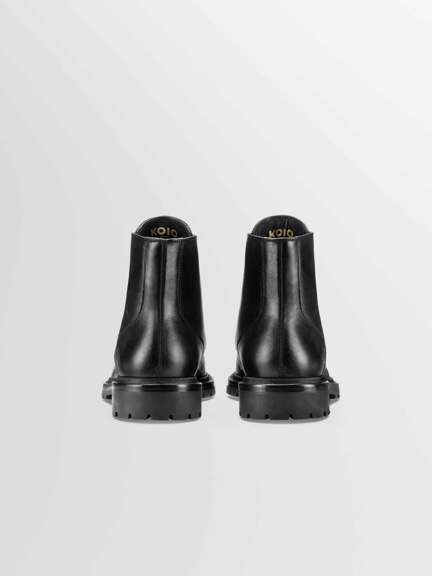 Milo Leather Boot in Nero