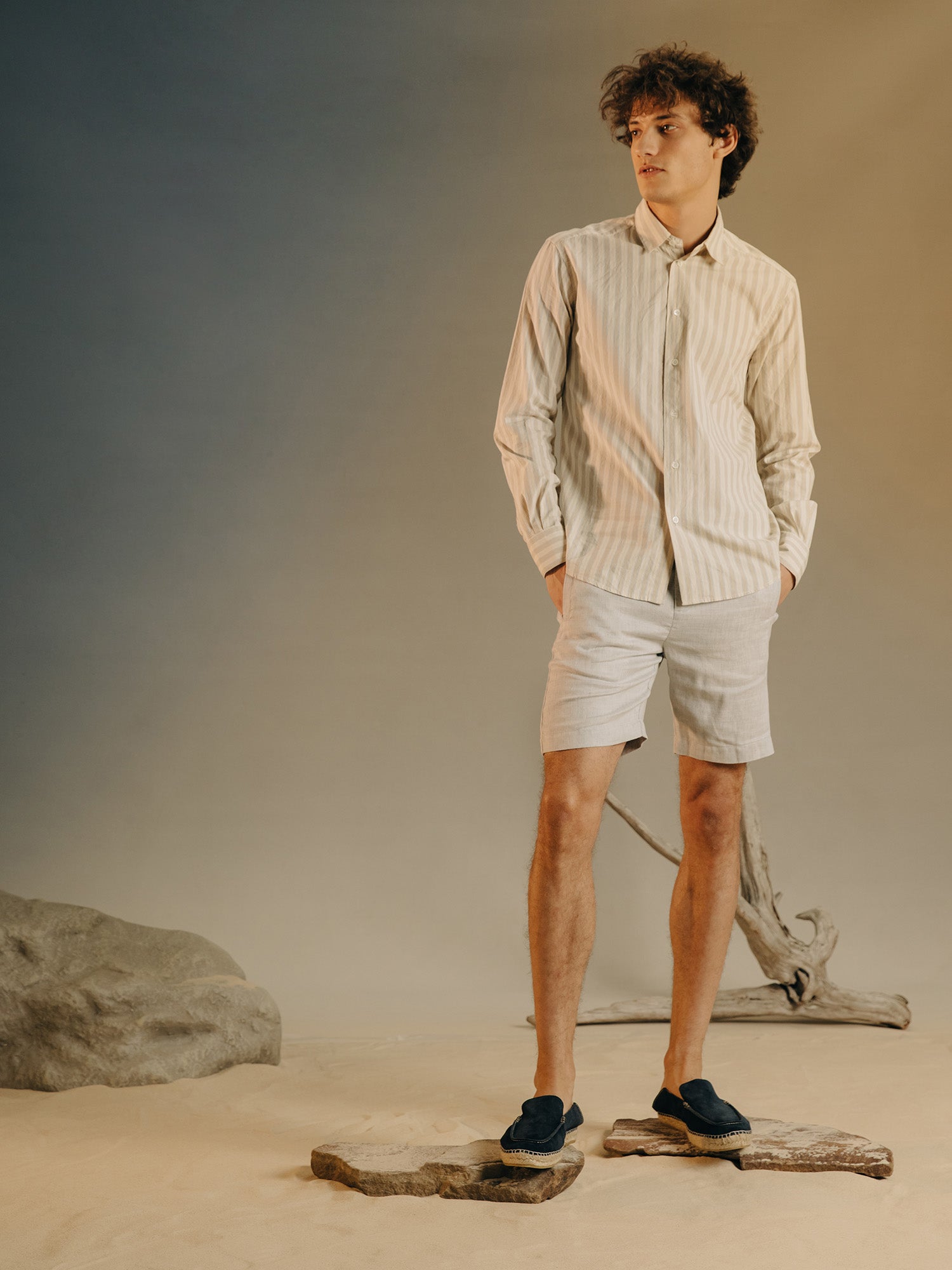 Ostuni Suede Espadrille in Adria