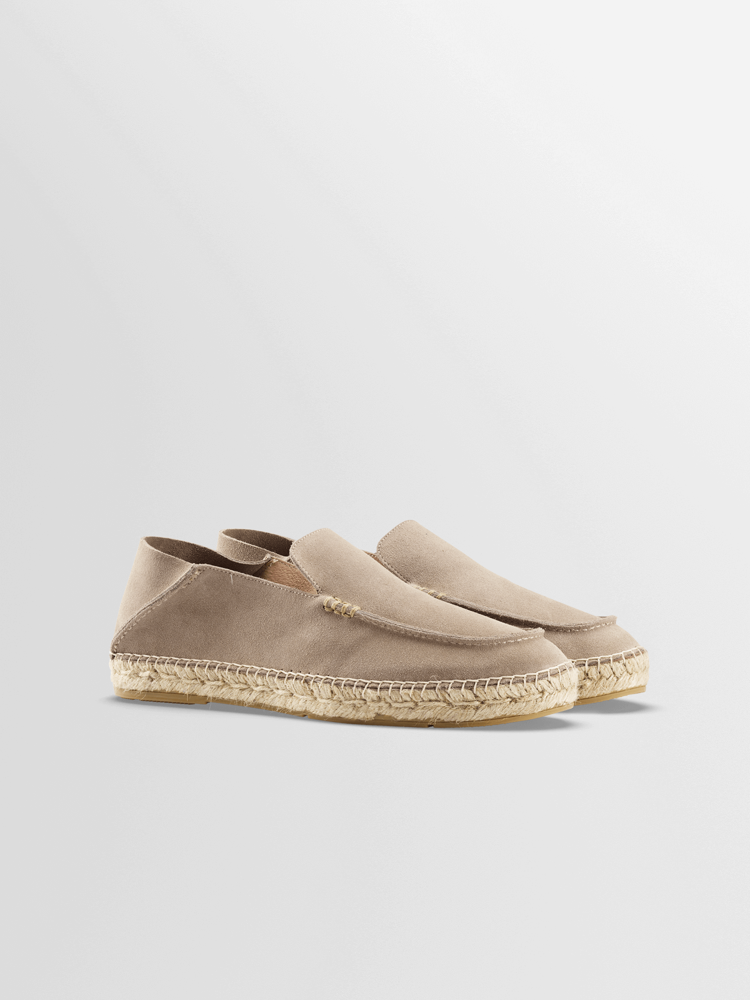 Ostuni Suede Espadrille in Ashen