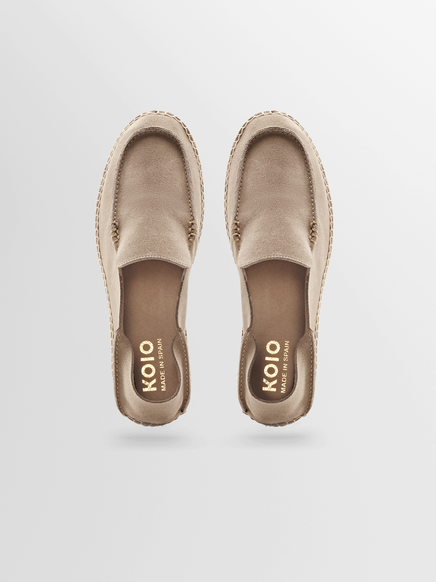 Ostuni Suede Espadrille in Ashen