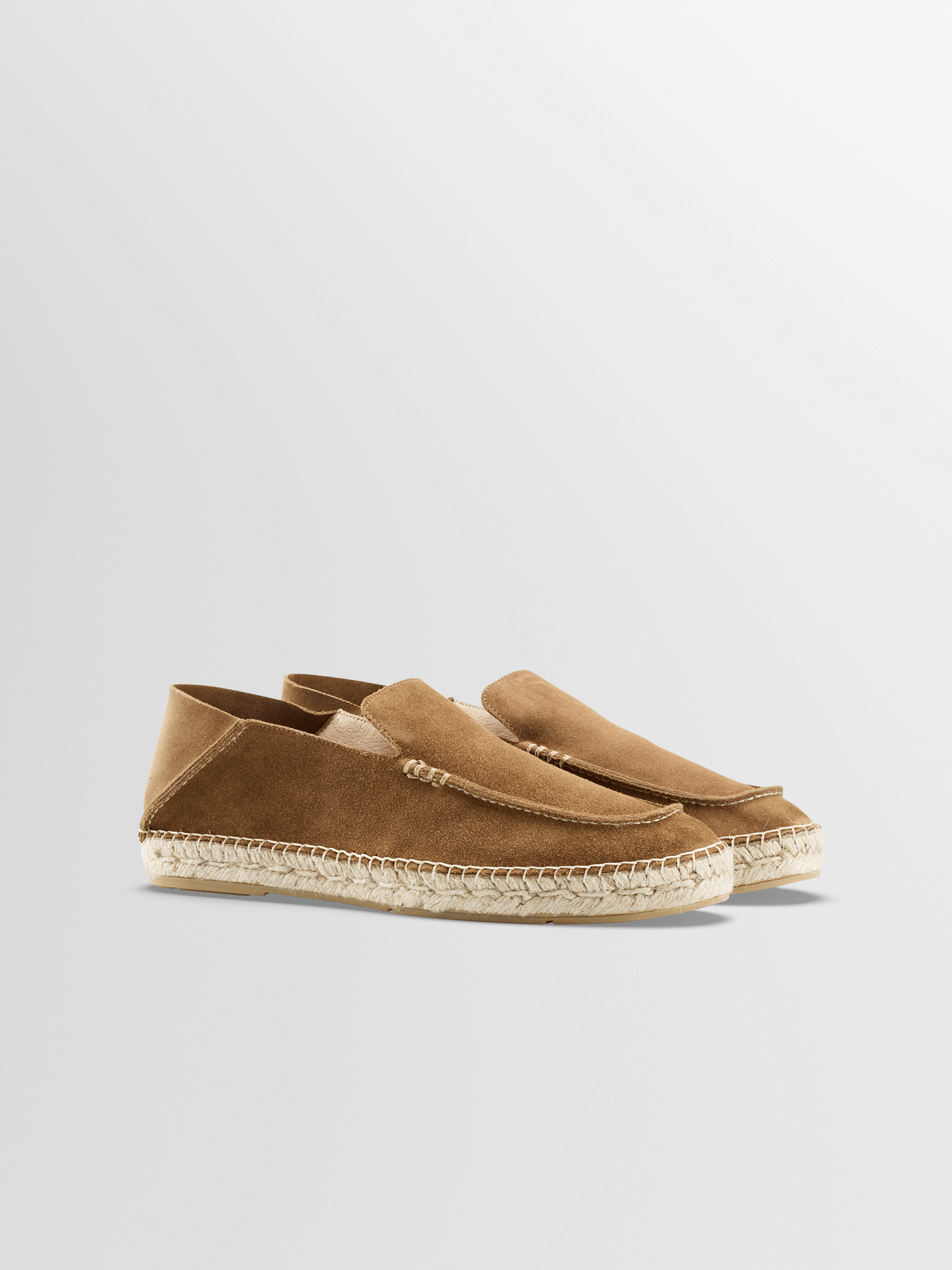 Ostuni Suede Espadrille in Nutmeg